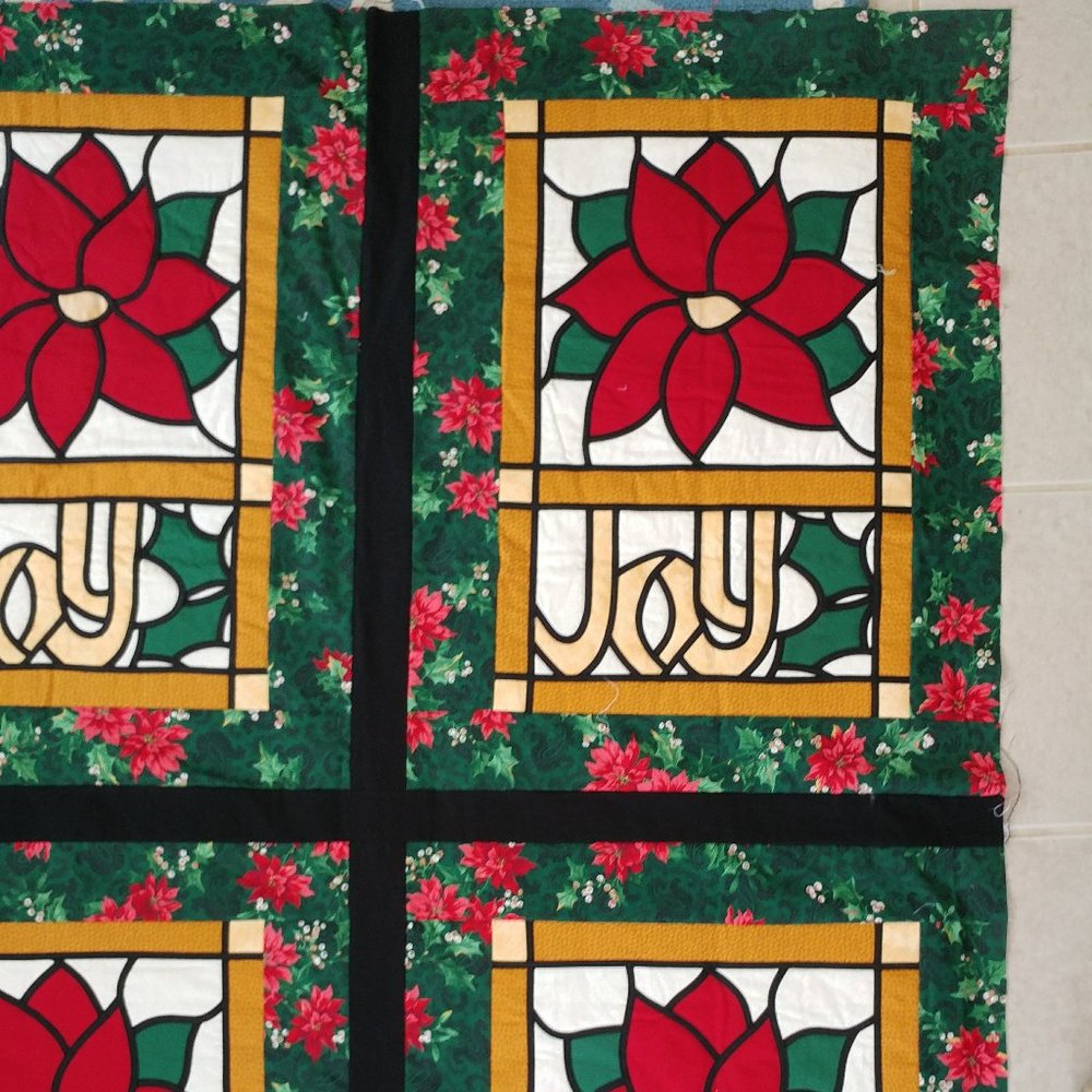Beautiful handmade Quilted appliqued wall hanging